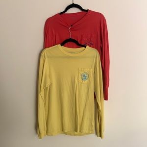 2 southern tide long sleeve Pocket T-shirt’s